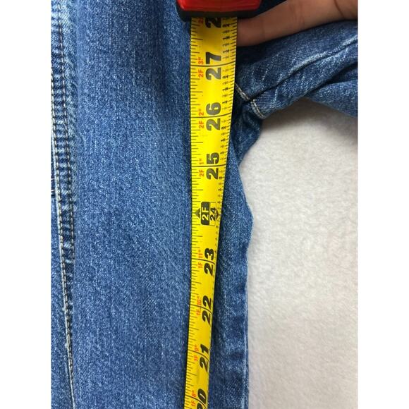 UNIVERSAL THREAD Jumpsuit Womens Size 6 Blue Denim Long Sleeve Pockets Collared - Picture 13 of 16